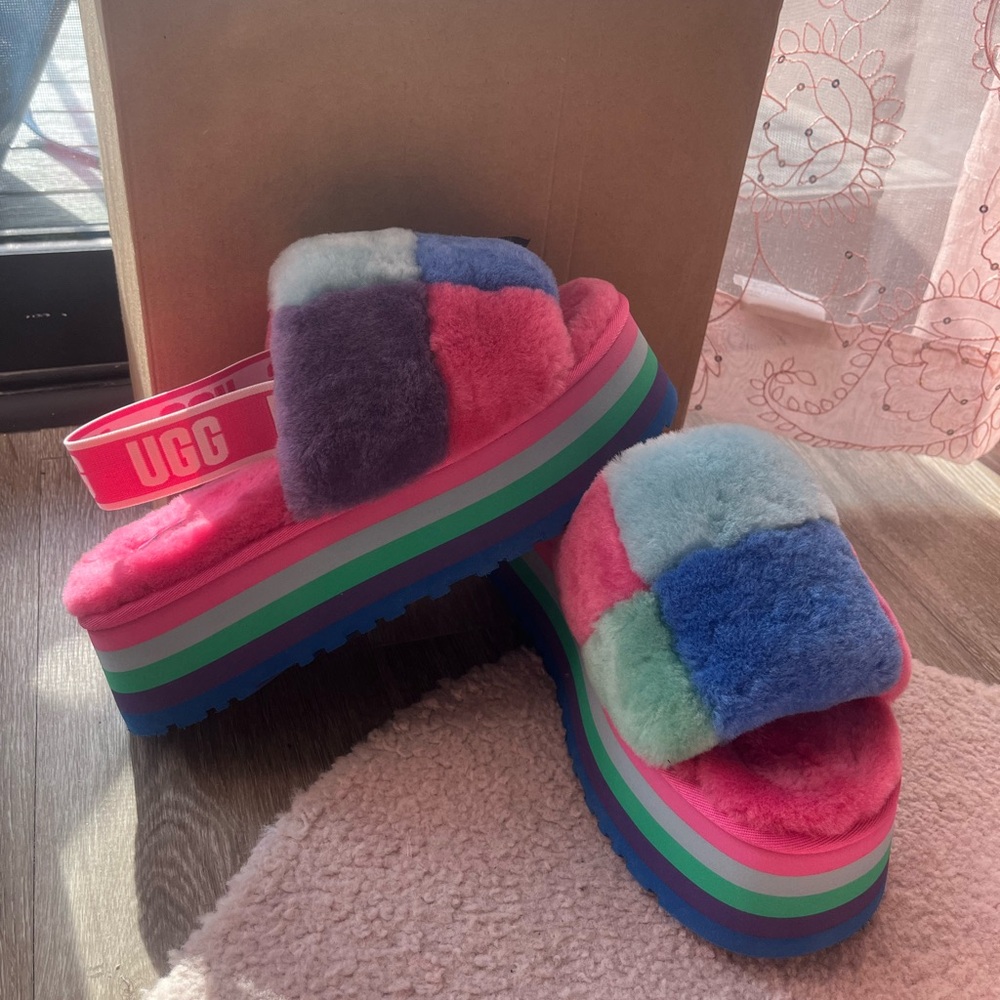 New UGG Disco Checker Slide